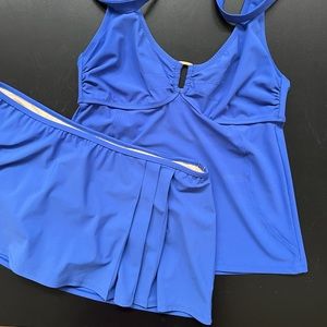 Land’s End Tankini Swim Suit in Royal Blue - 14